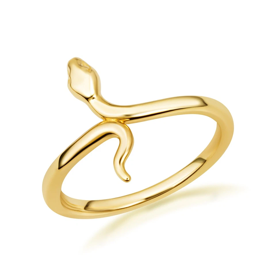 10K/14K Yellow Gold Snake Ring - Image 1 of 1