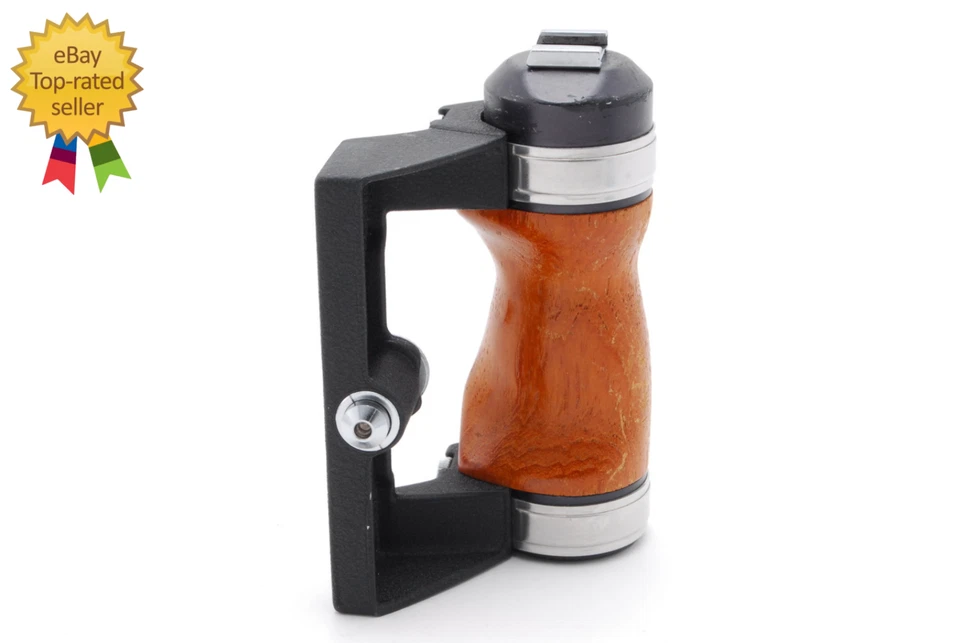 【  EXC+5 】 PENTAX 6x7 67 67II Wood Hand Grip From Japan - Image 1 of 4