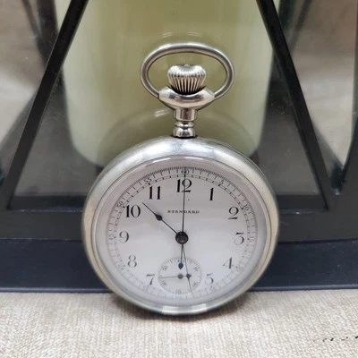 1911 NEW YORK STANDARD * POCKET WATCH/Grade 1591 Chronograph* RUNS * - Image 1 of 4