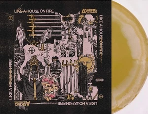 Asking Alexandria – Like A House On Fire. Gold/Pink Vinyl 2x12" LP Album SEALED - Picture 1 of 4