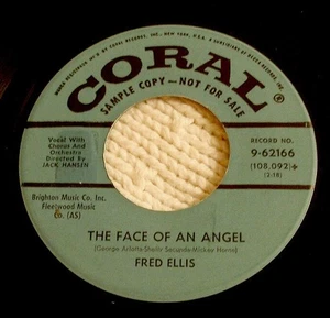 Fred Ellis  / The Face Of An Angel / Time / Vinyl / Vocalgroup / Doo-Wop / US - Imagen 1 de 1