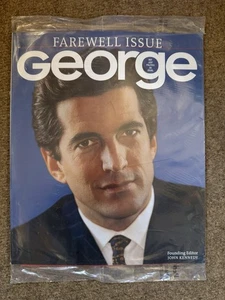 NUEVA REVISTA GEORGE EDICIÓN DE DESPEDIDA JFK JR CORREO INTACTO 2001 JOHN KENNEDY - Imagen 1 de 6