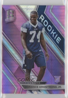 2018 Panini Spectra Rookies Neon Pink Prizm /20 Dorance Armstrong Jr Rookie RC - Image 1 of 2