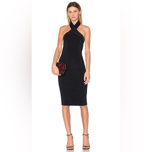 Abito Alexander Wang Body Con in maglia con ferretto colore nero taglia media