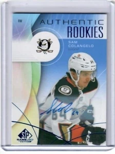 2024-25 SP Game Used Sam Colangelo Authentic Rookies Blue Auto Card Ducks - Imagen 1 de 2