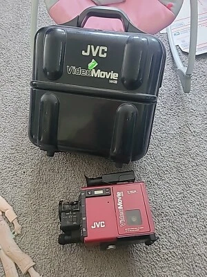JVC GR-C7U VHS-C Video Movie Camcorder Bundle Back To The Future Parts Only  - Image 1 of 4