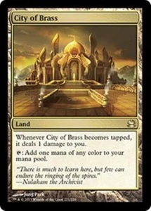 CITY OF BRASS Modern Masters 2013 MTG Land RARE - Picture 1 of 1