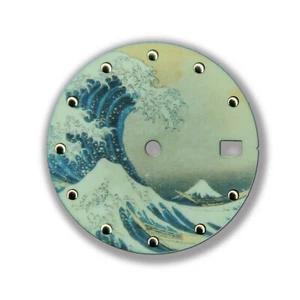 Esfera The Great Wave Kanagawa para Seiko SKX, pieza MOD, para NH35, C3Lume, punto - Imagen 1 de 5