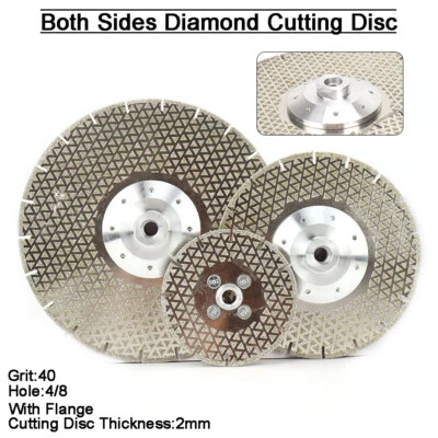 M14 Thread Double Coated Diamond Cutting Saw Blade Grinding Disc Electroplated - Image 1 of 4