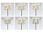 Resin Butterfly  Graveside Crematorium  Memorial Remembrance  Stick- Choice of Name