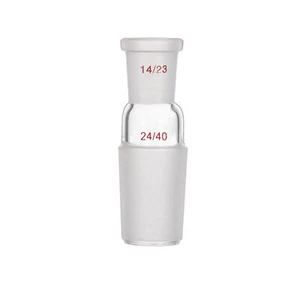 Glass Reducing Adapter 24/40 Male To 14/23 Female Joint Lab Chemistry Glassware - Picture 1 of 1