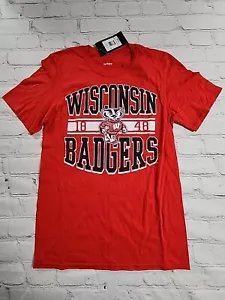 Women's NCAA Wisconsin Badgers Classic Crew Short Sleeve T-Shirt  Small - NEW - Picture 1 of 9