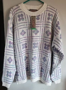 Vintage Liz Baker Sport Pastel Colored Sweater Women's Size 2X NWT!!! - Picture 1 of 5