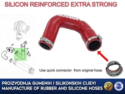 VULKANIZACIJA PASARIC D.O.O. Tubo intercooler di ricambio ALFA ROMEO GIULIETTA 1.6 JTD 50517103 50517510