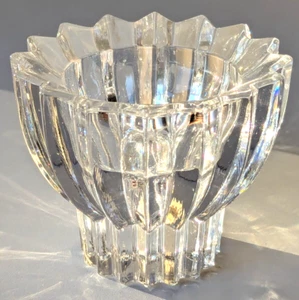 Mikasa Votive Candle Stick Holder Crystal Diamante Taper or Votive 3"x3" Retired - Picture 1 of 8