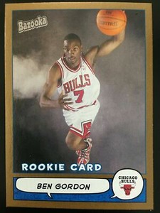 2004-05 Topps Bazooka Gold - Ben Gordon - Chicago Bulls - Rookie - #166