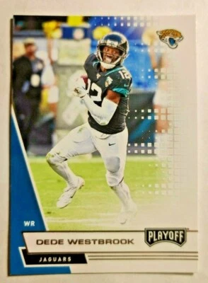 2020 Panini Playoff Football #64 Dede Westbrook Jacksonville Jaguars  - Image 1 of 2