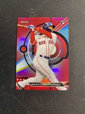 2023 Topps Finest Masataka Yoshida Red Refractor Rookie /5 #76 RC Red Sox