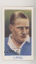 1939 R & J Hill Nyasa Famous Footballers Tobacco George Brown C P #45