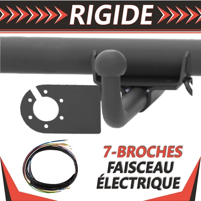 Attelage rigide pour Renault Kangoo 1 I KC 97-08+faisceau 7 broches - Photo 1/4