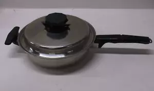 Vintage Luxury Line Cookware 1 1/2 Qt Sauce Pan /Vented Lid Multi-Ply 304 - Picture 1 of 10