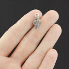 8 Conch Seashell Antique Silver Tone Charms 3D - Sc6735