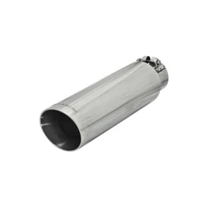 -OPEN BOX-Flowmaster 15397 Stainless Steel Tip 2.5" Clamp-On 3.5" OD Angle Cut - Picture 1 of 3