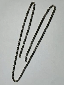 10K Solid Yellow Gold Hollow 3mm Rope Chain 24” - Picture 1 of 7