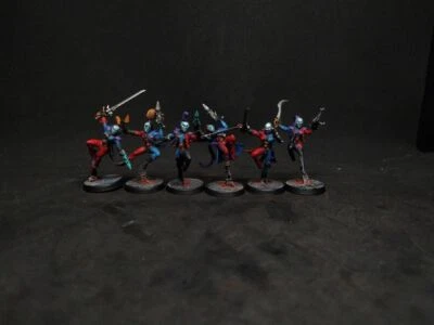 Harlequin Troupe painted Warhammer 40k Eldar Aeldari Ynnari xenos army - Image 1 of 4