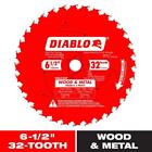 Wood and Metal Circular Saw Blade Carbide Multi Purpose 6-1/2 In. X 32-Tooth