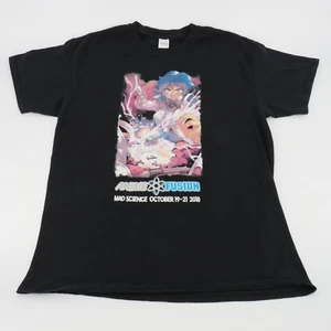 Camiseta Anime Fusion Convention Mad Science 2018 talla grande - Imagen 1 de 5