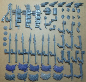 Lizardmen Saurus Warriors - Icons Shields Weapons (a) Bits Box - Seraphon AoS - Picture 1 of 1