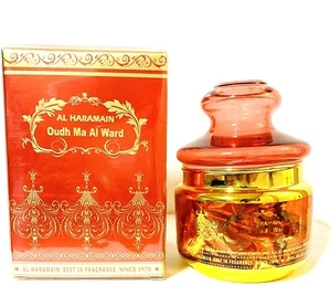 Oudh Ma al Ward by Al Halal (Al Haramain) Home / Hallway Fragrance / Incense 50g - Bild 1 von 3