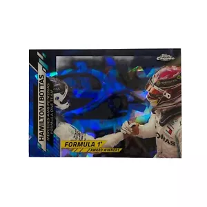 2020 TOPPS CHROME SAPPHIRE AWARD WINNERS 196 Lewis Hamilton/Valtteri Bottas - Picture 1 of 4