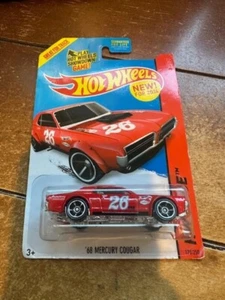2014 Hot Wheels HW Race '68 Mercury Cougar #170 Red - Picture 1 of 1