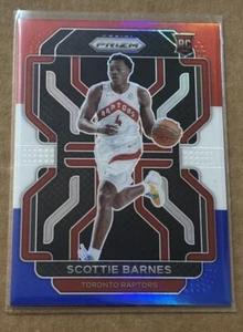 2021-22 Panini Prizm Prizms Red White and Blue #320 Scottie Barnes ROOKIE RC - Picture 1 of 5