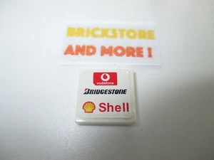 Lego - 1x Tile Decorated 2x2 Vodafone Bridgestone Shell Logo Pattern 3068bpb0810 - Imagen 1 de 1