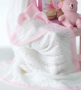 (BB6) STRICKMUSTER - WUNDERSCHÖNE KLEINE KÄTZCHEN KAPUZENBABYDECKE - Bild 1 von 1