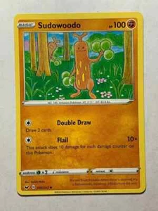 #100/202 SUDOWOODO 2020 poco común Pokémon espada y escudo SWSH1 juego ligero - Imagen 1 de 2