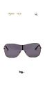 Roberto Cavalli Women's Agena 793S 793/S 08B Silver/Blue Shield Sunglasses