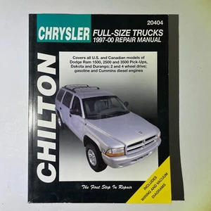 Chilton Chrysler Full-Size Trucks Repair Manual 1992-2000 #20404 - Picture 1 of 3