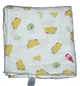 Angel Dear Taco Aguacate Bambú Algodón Orgánico Muselina Envoltura Manta Bebé 47" - Imagen 1 de 2