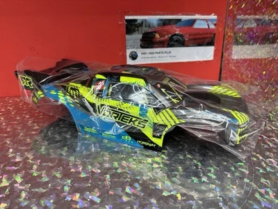Arrma Vorteks 4x4 223s - Body Shell (Teal Yellow painted clipless) ARA4305V4 - Image 1 of 4