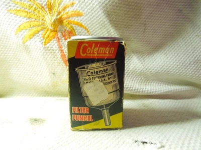 Colman Filter Funnel No 0  IN Box Gas Kerosene Stoves lamps Lanterns Irons - image 1 of 4