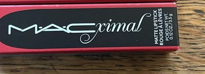 Genuine MAC MACximal Silky Matte Lipstick in Ruby Woo 691 3.5g FS HARRODS - Image 1 of 2