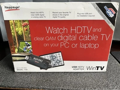 Hauppauge WinTV-HVR-950Q USB TV Stick Tuner HDTV Digital Analog Cable 1191 NEW - Image 1 of 4