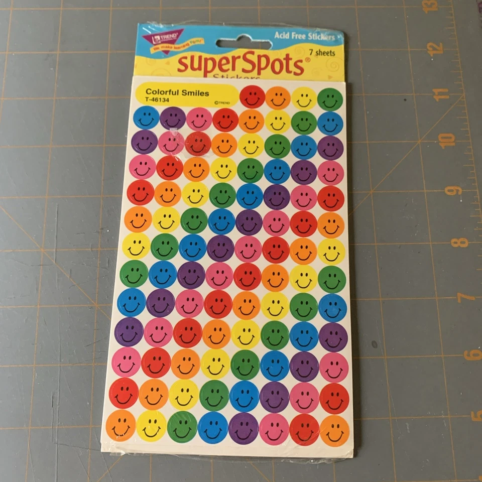 Trend Colorful Smiles superSpots Stickers 46134 Tep46134