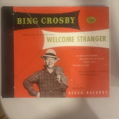 Bing Crosby, 10" 78 rpm Album(2), V+, Welcome Stranger, A-531 - Image 1 of 4