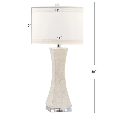 LÁMPARA DE MESA CÓNCAVA SAFAVIEH SHELLEY, Precio rebajado 2172768510 LIT4146A-SET2-U Foto 1 de 4