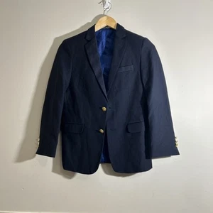 Nautical Boy’s Blue Suit Jacket Size 12 - Picture 1 of 4